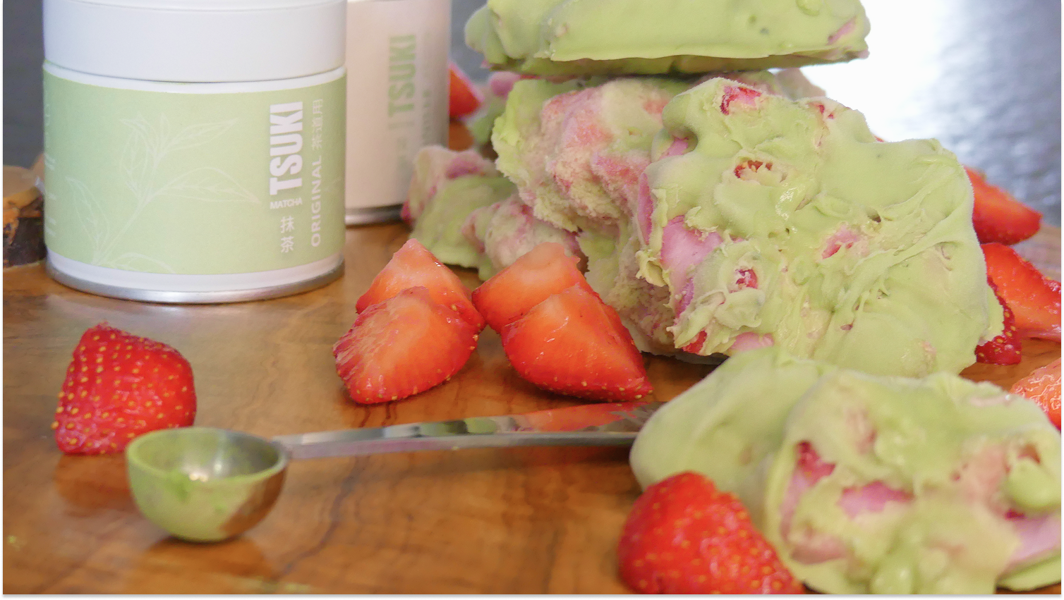 Strawberry Matcha Beats