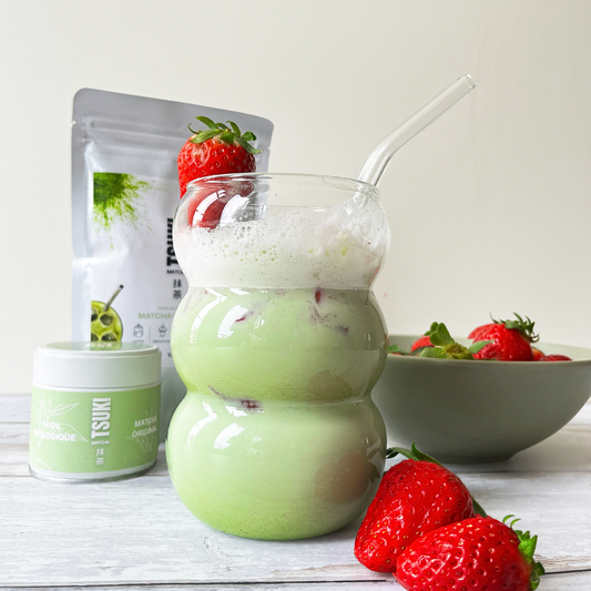 Matcha Onctueux à la Fraise