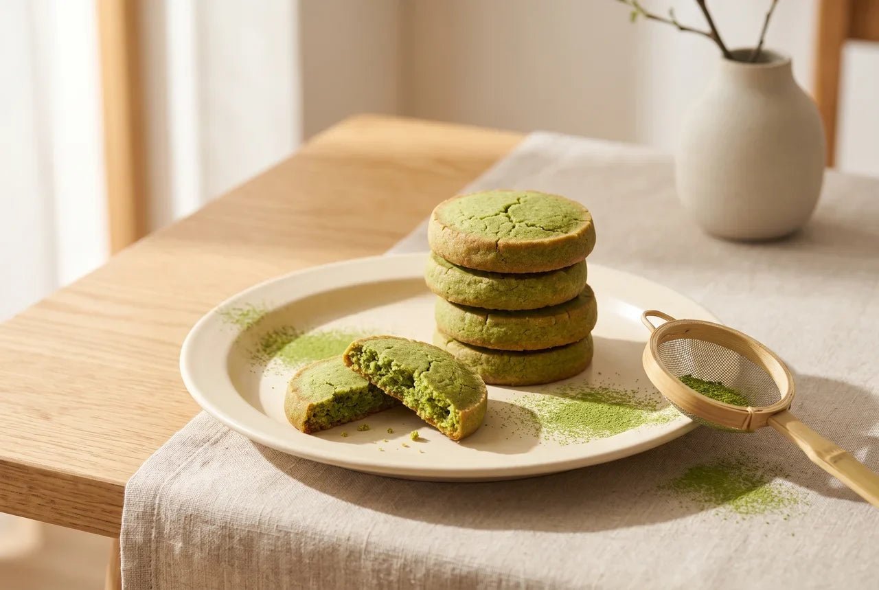 Biscuits au matcha : la recette des sablés au thé vert - Tsuki Matcha