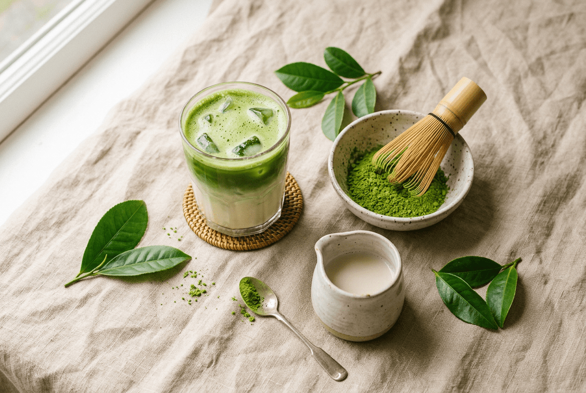 Calories du matcha latte : combien de calories dans un matcha ? - Tsuki Matcha