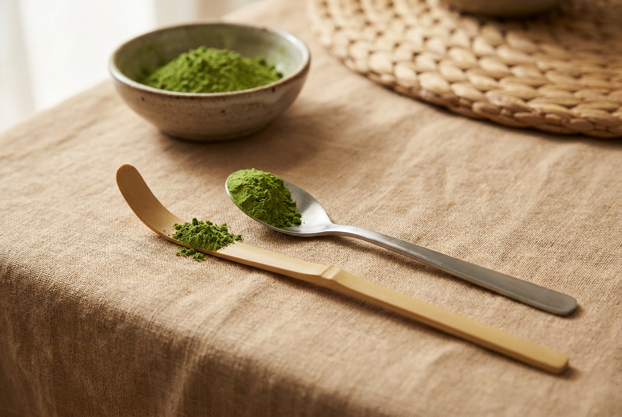 Cuillère matcha (chashaku) : dosage, choix et utilisation
