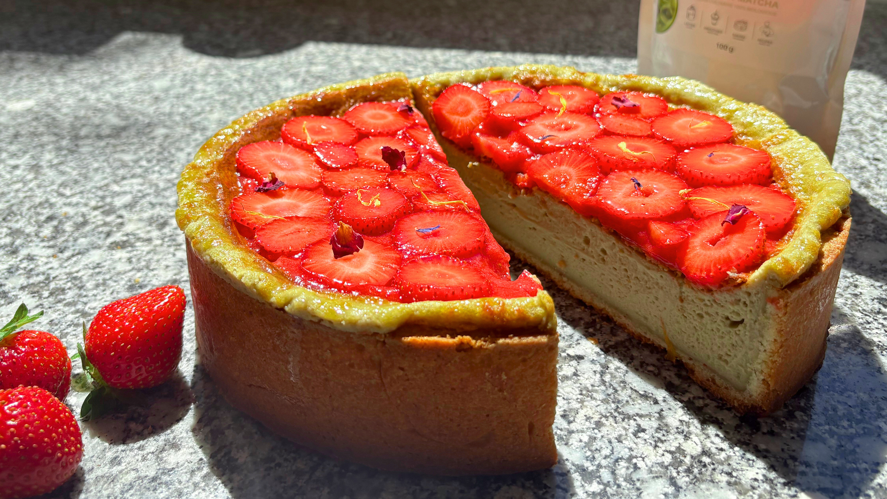 Flan onctueux au Matcha - TSUKI x INSTINCT - Tsuki Matcha