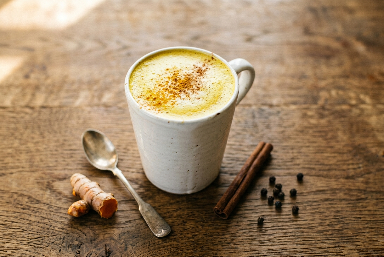 Golden latte : recette, bienfaits et pourquoi c'est la boisson anti-stress du moment