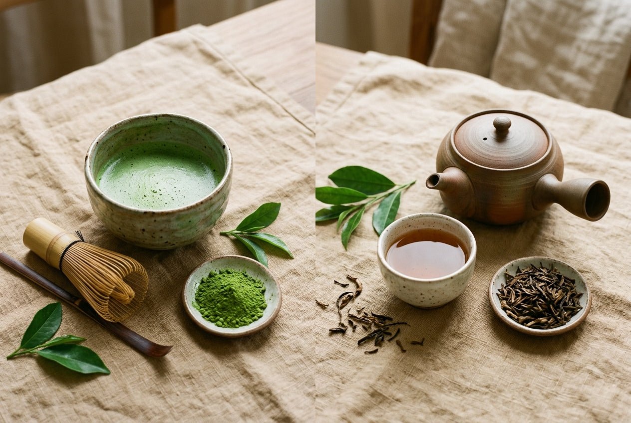 Hojicha vs matcha : quelles vraies différences entre ces deux thés japonais ? - Tsuki Matcha