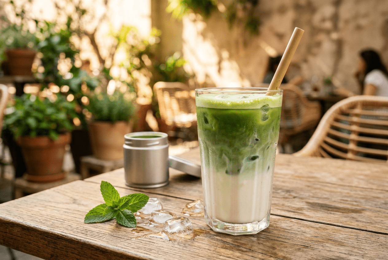 Iced matcha latte : la boisson estivale qui peut doubler votre chiffre matcha en café - Tsuki Matcha
