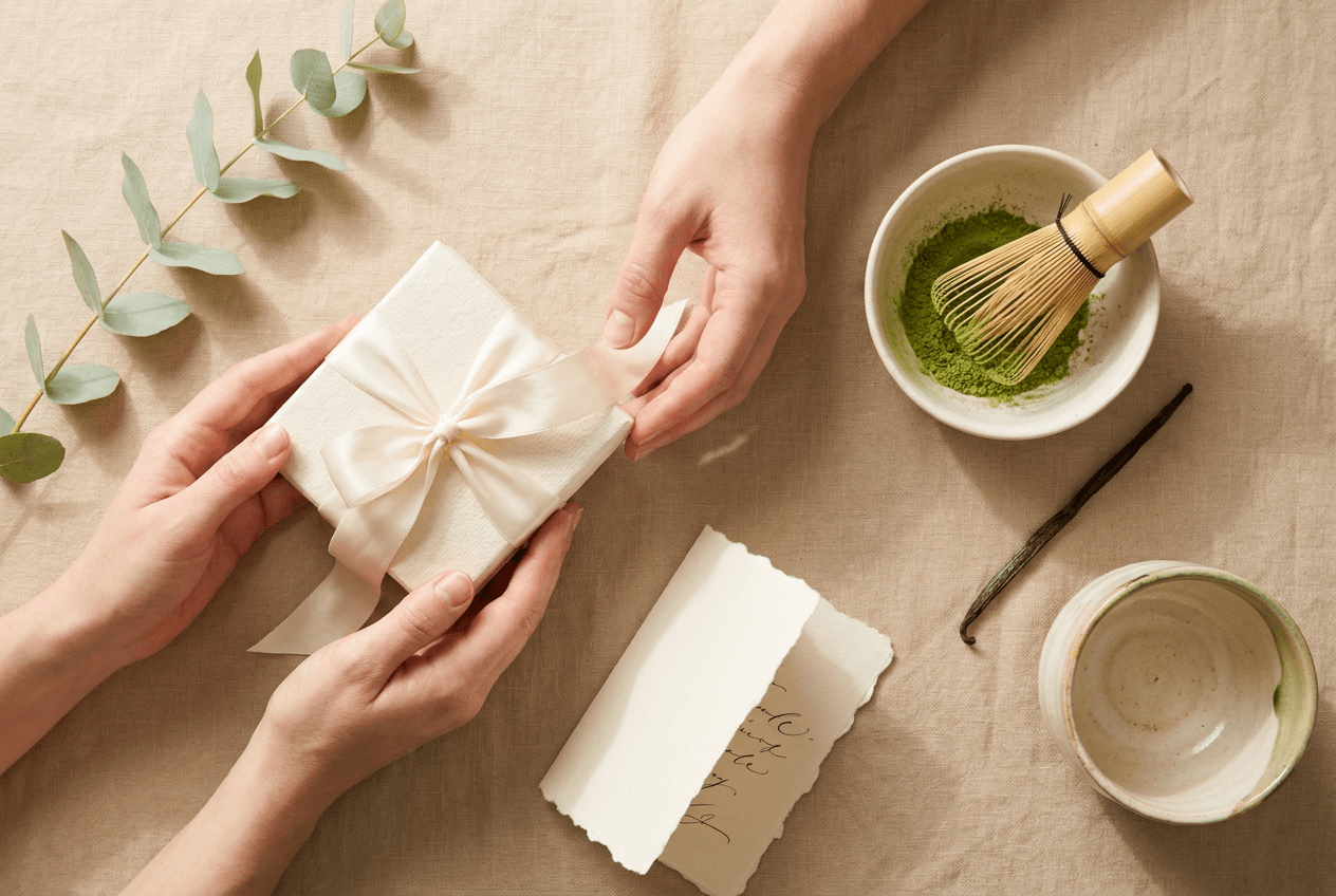 Le meilleur cadeau pour la fête des mères 2026 : un rituel matcha vanille à offrir - Tsuki Matcha