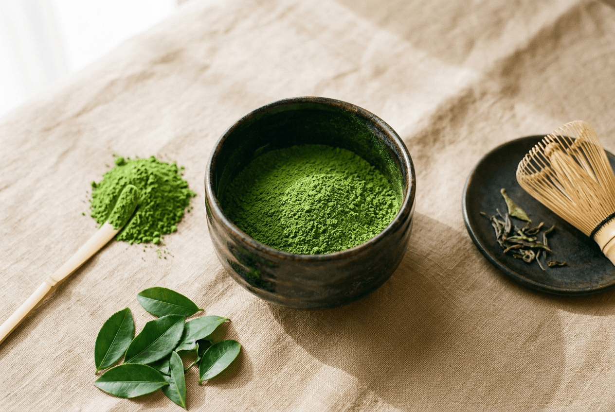 Matcha antioxydant : catéchines, EGCG et pouvoir protecteur de la poudre verte - Tsuki Matcha