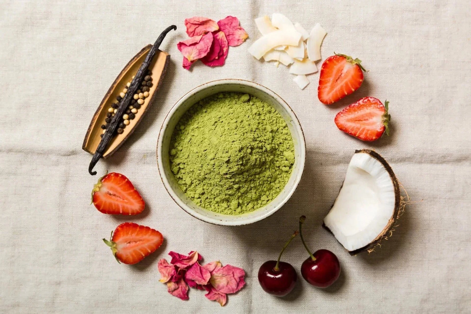 Matcha aromatisé : vanille, fraise, coco… quel parfum choisir ? - Tsuki Matcha