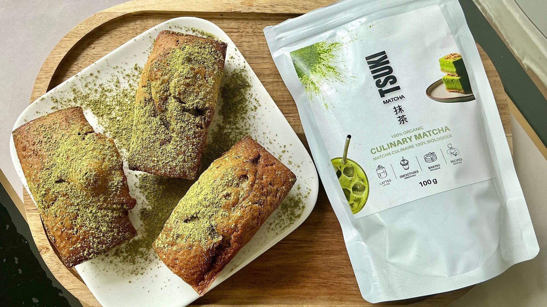 Matcha Banana Bread 🍌 - Tsuki Matcha