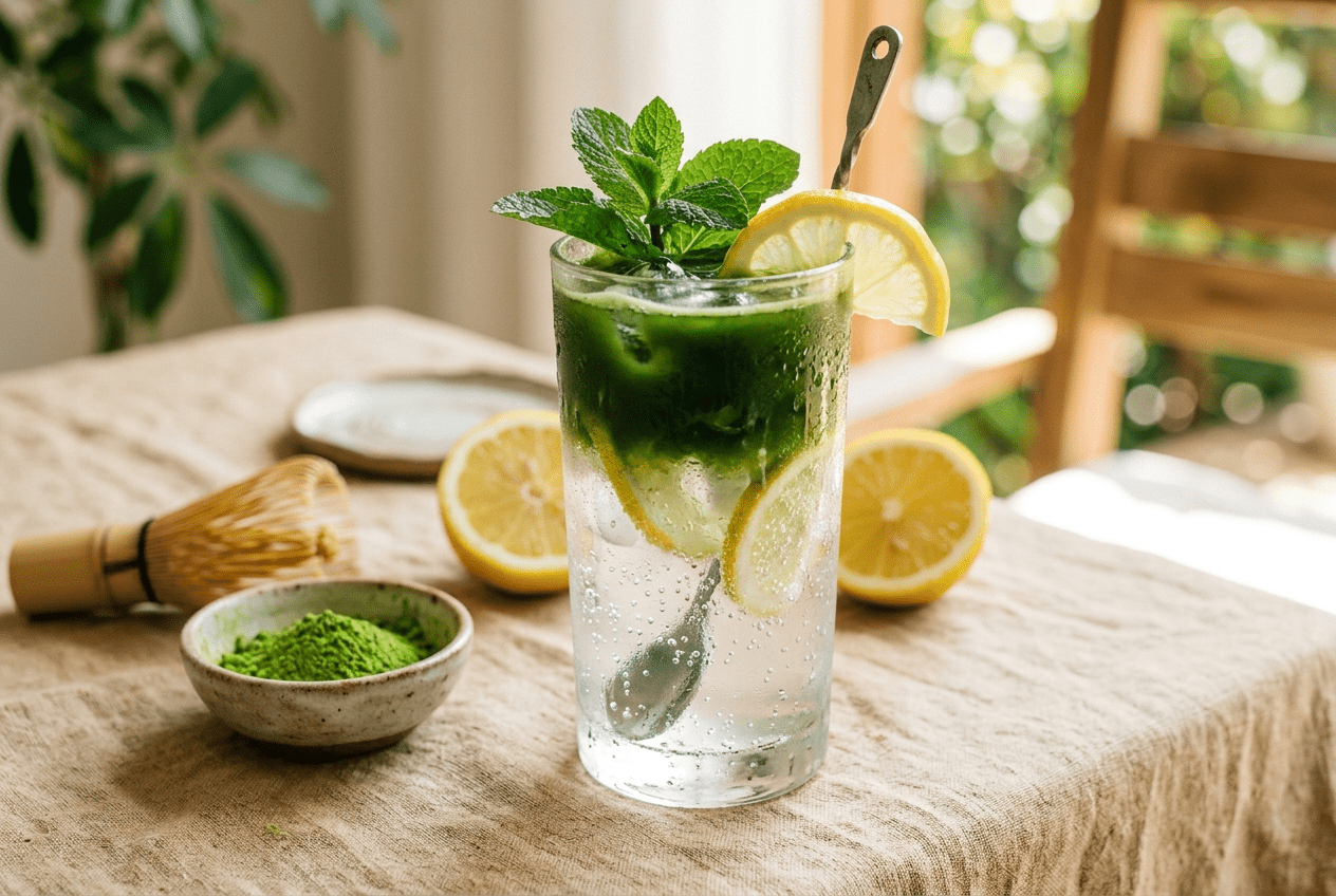 Matcha citron : la recette du matcha lemonade glacé - Tsuki Matcha