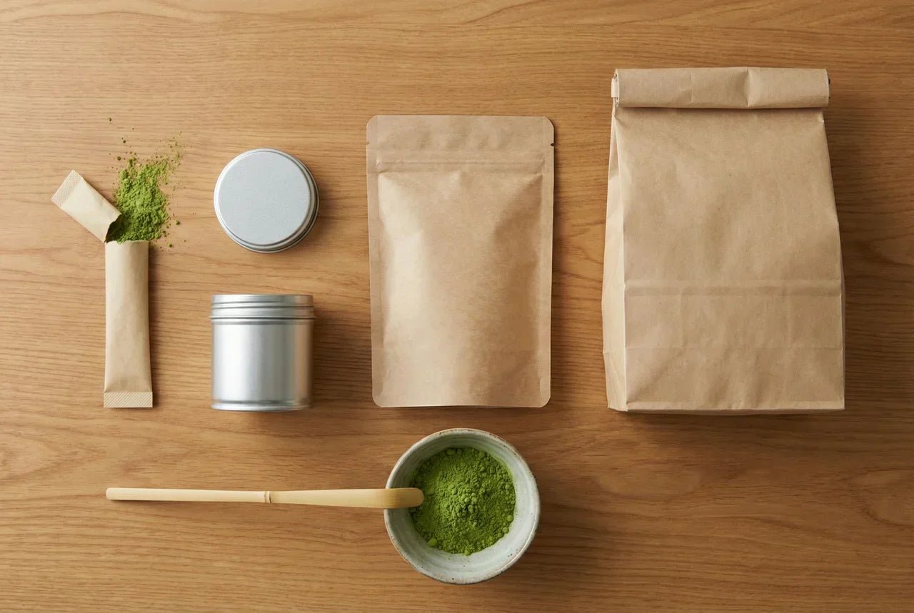 Matcha en sachet ou en boîte : quel format acheter ? - Tsuki Matcha