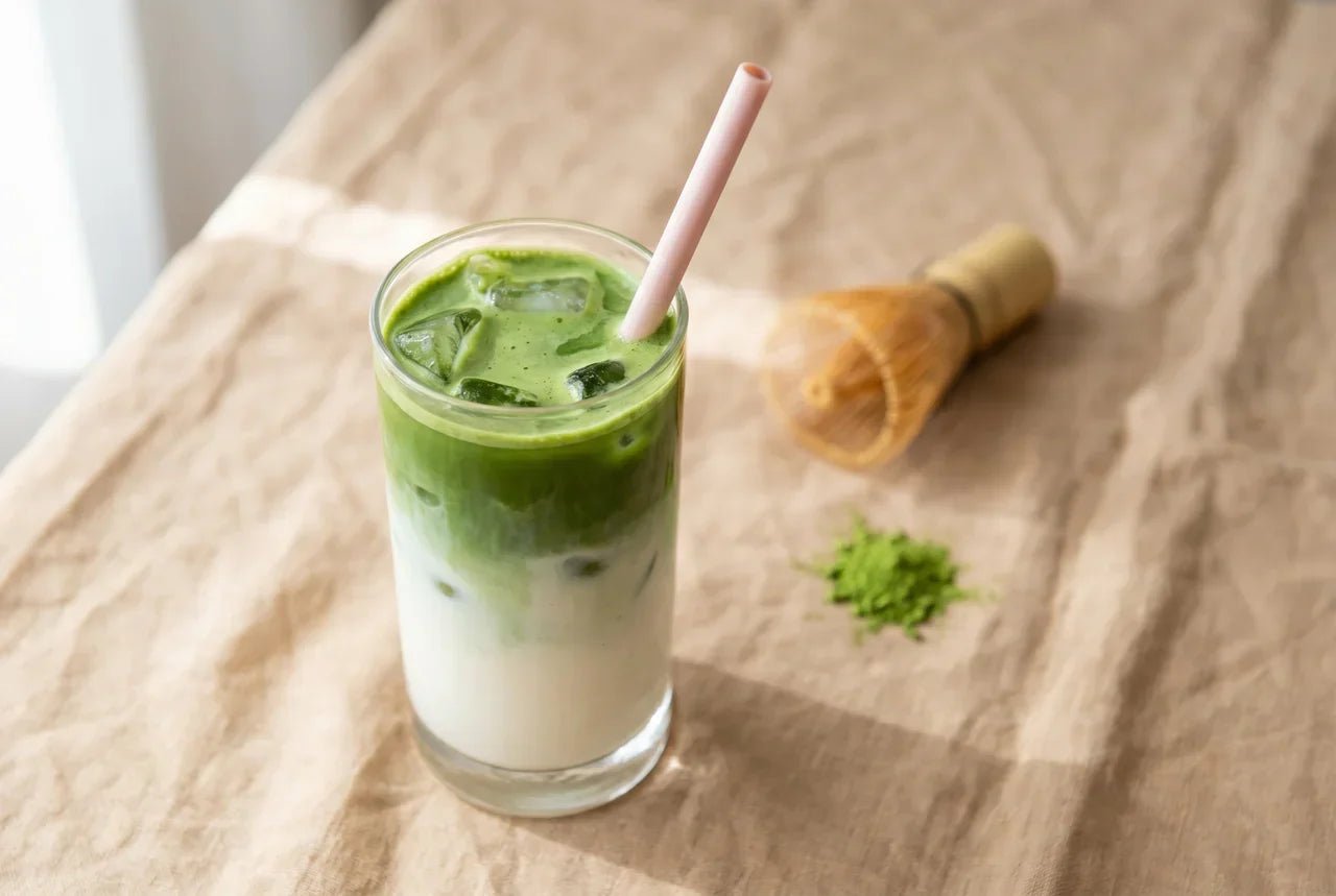 Matcha latte glacé : la recette fraîche en 3 minutes - Tsuki Matcha