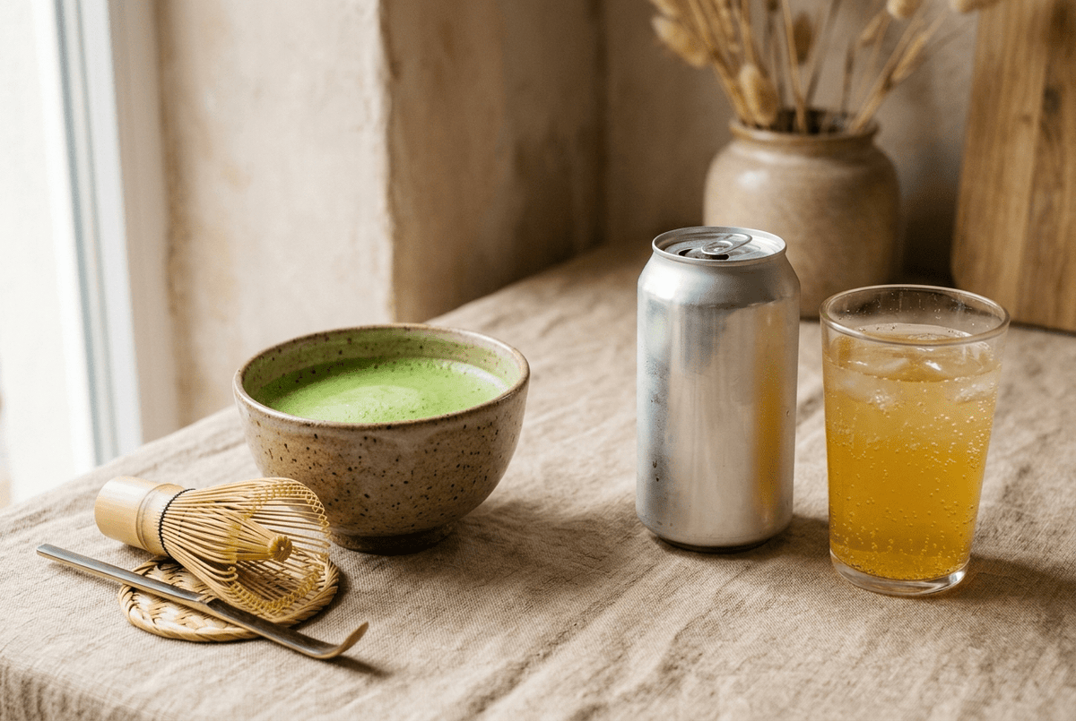 Matcha ou boisson énergisante : quelles différences ? - Tsuki Matcha