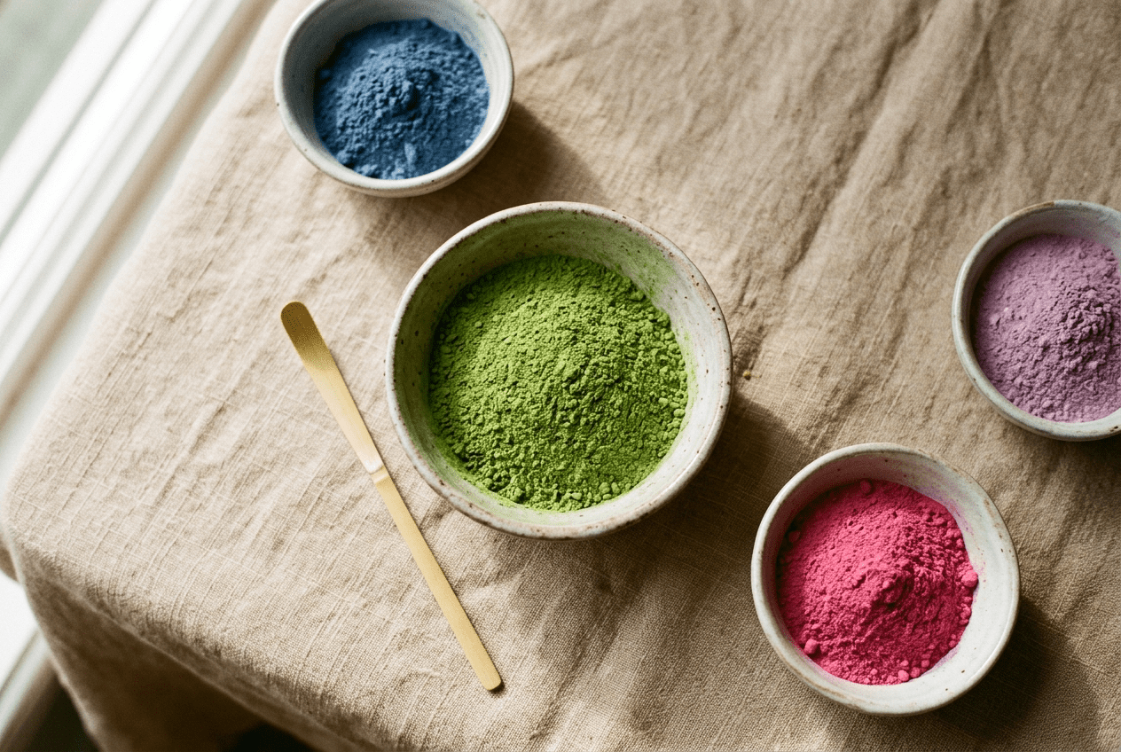 Matcha violet, bleu et rose : que valent vraiment les matchas colorés ? - Tsuki Matcha