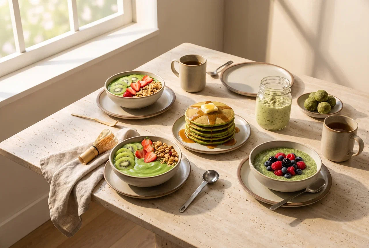 Matcha au petit-déjeuner : 5 idées autres que le latte
