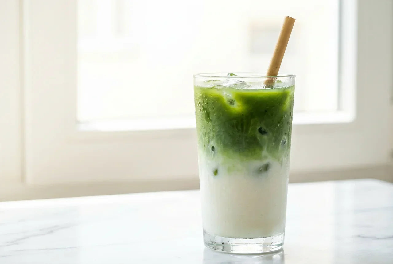 matcha latte recette