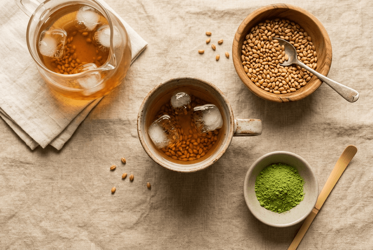 Mugicha : origine, bienfaits et comparatif avec le matcha - Tsuki Matcha
