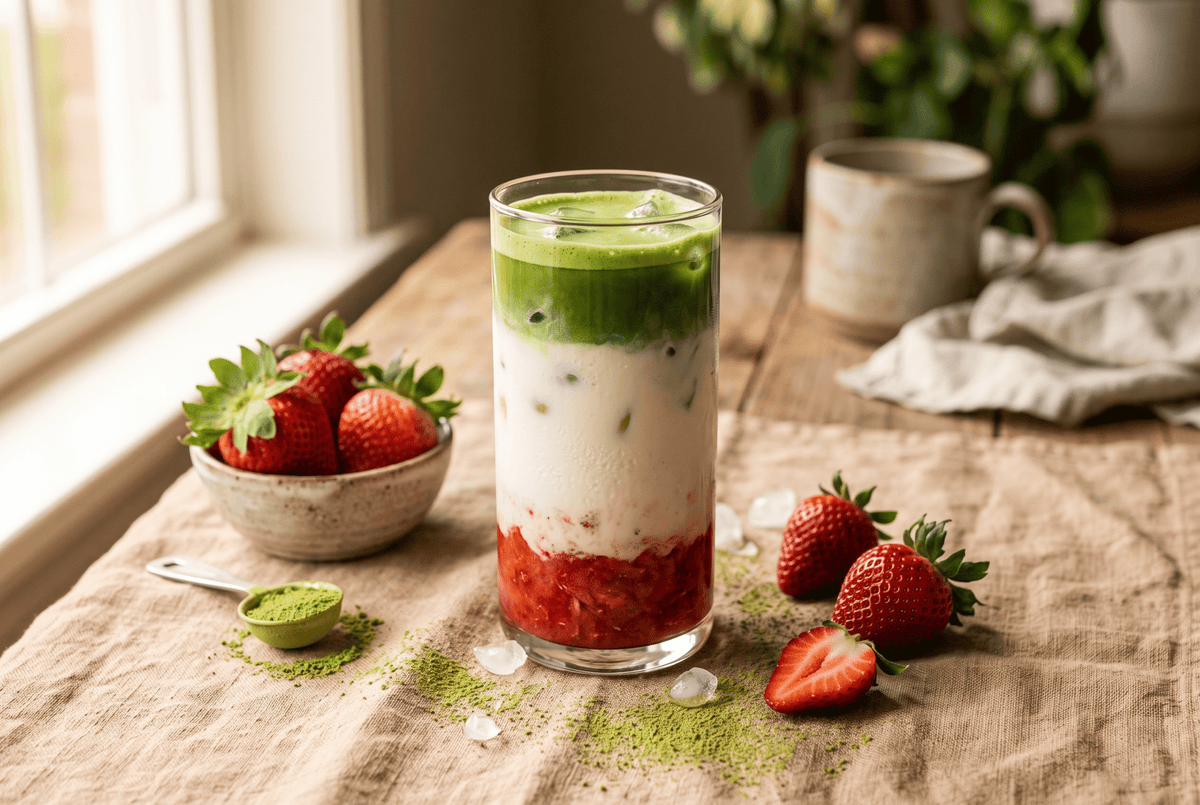 Strawberry matcha : pourquoi cette boisson plaît autant - Tsuki Matcha