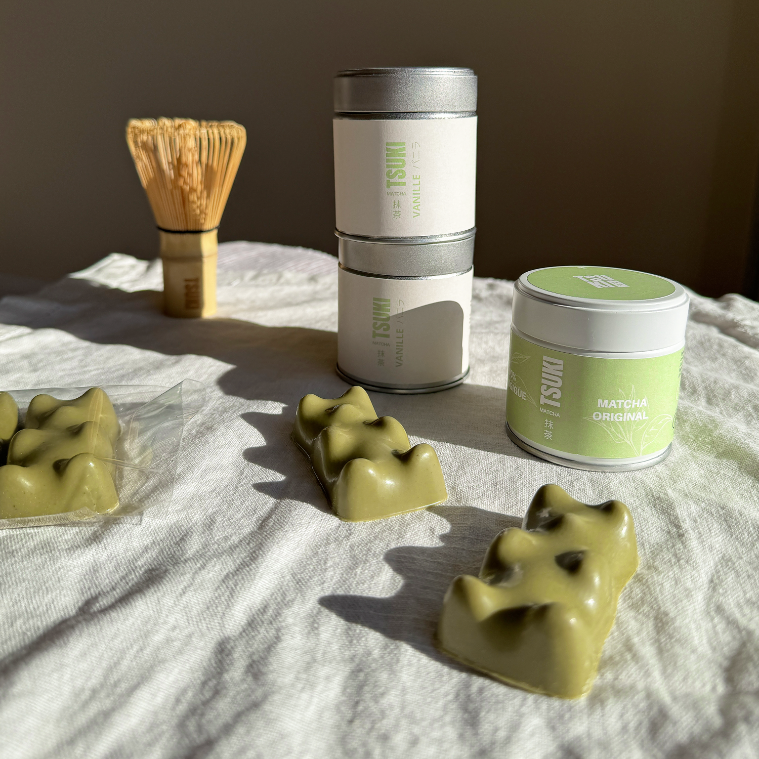 Matcha White Chocolate Teddy Bear
