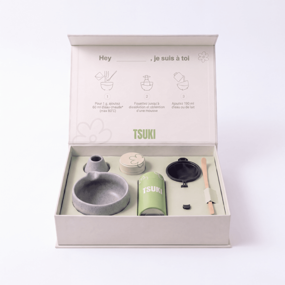 Coffret Complet Rituel Matcha - Matcha Cérémonial Vanille - Tsuki Matcha