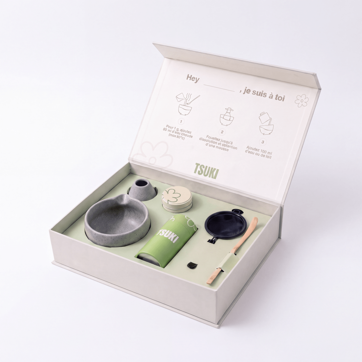 Coffret Complet Rituel Matcha - Matcha Cérémonial Vanille - Tsuki Matcha