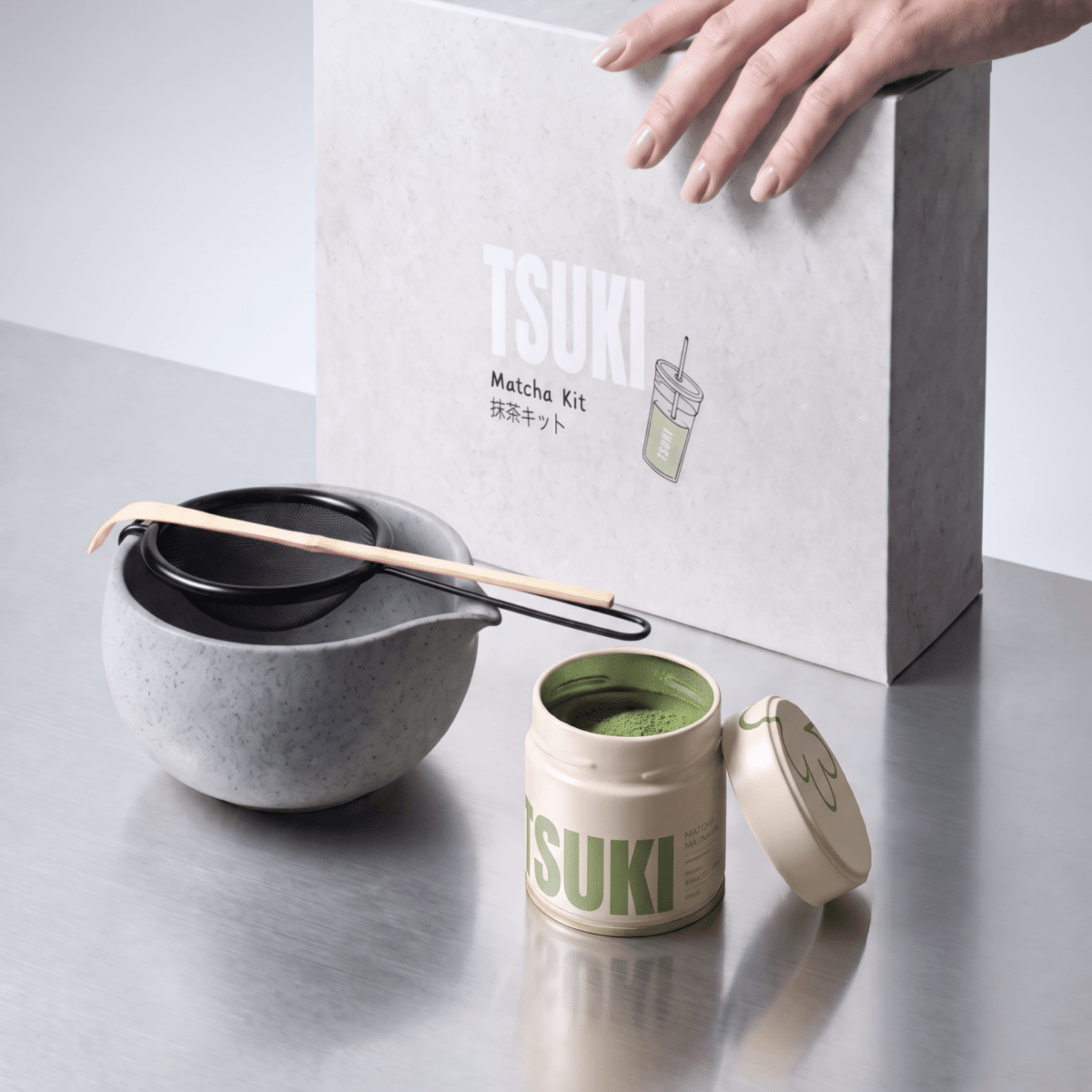 Coffret Complet Rituel Matcha - Matcha Cérémonial Vanille - Tsuki Matcha